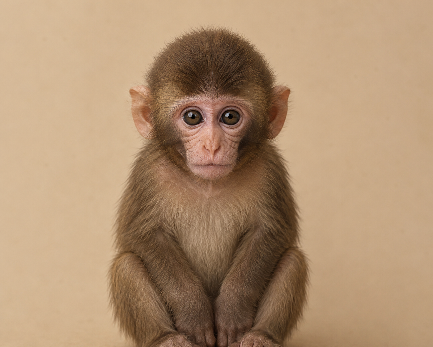 Baby ape mascot